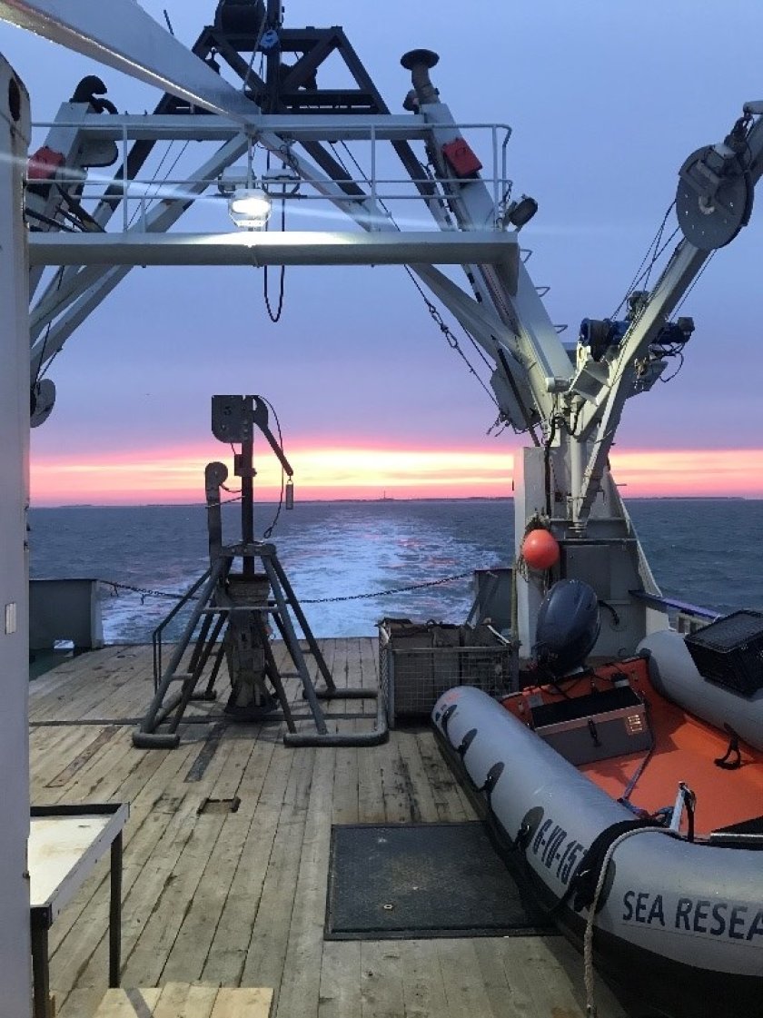 boxcore sampler is used to retrieve sediment from the seabed 